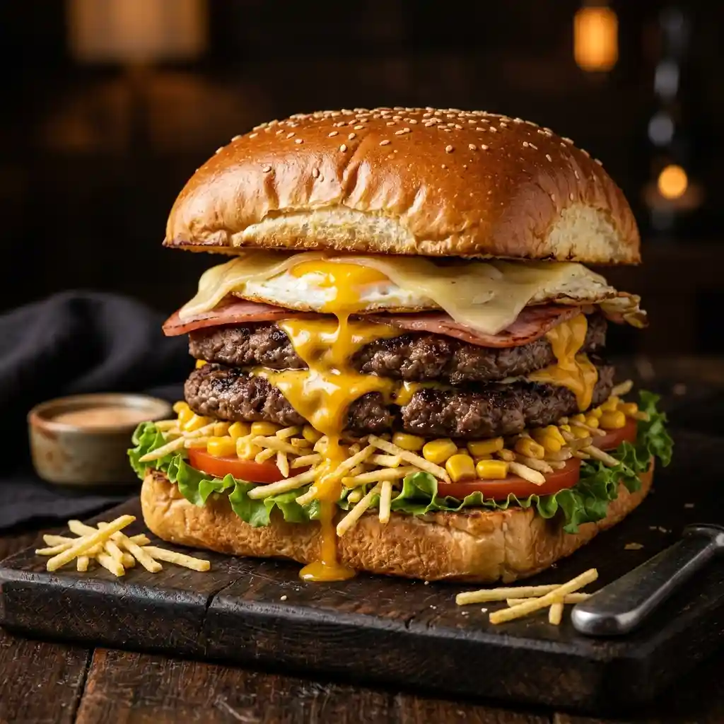 Hamburguesa Dinosaurio